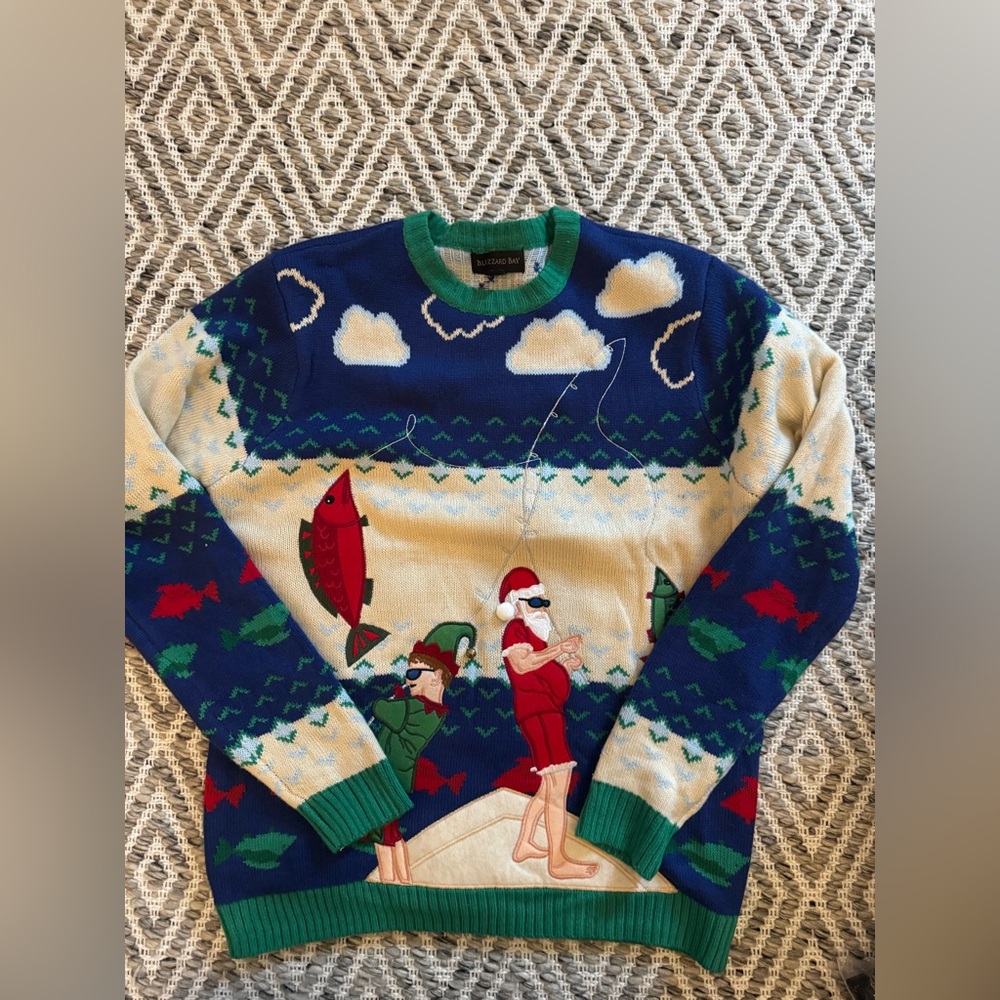 Men’s blizzard bay Christmas sweater NWT